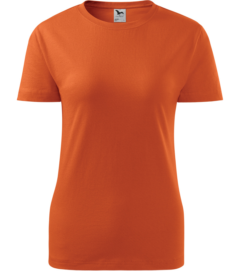 Dámské triko Basic 160 Malfini oranžová