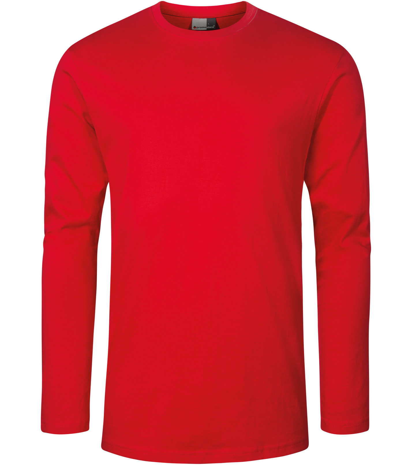 Promodoro Pánské triko s dlouhým rukávem E4099 Fire Red L