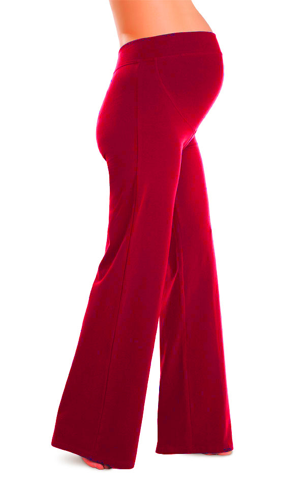 Těhotenské kalhoty 99412 LITEX červená