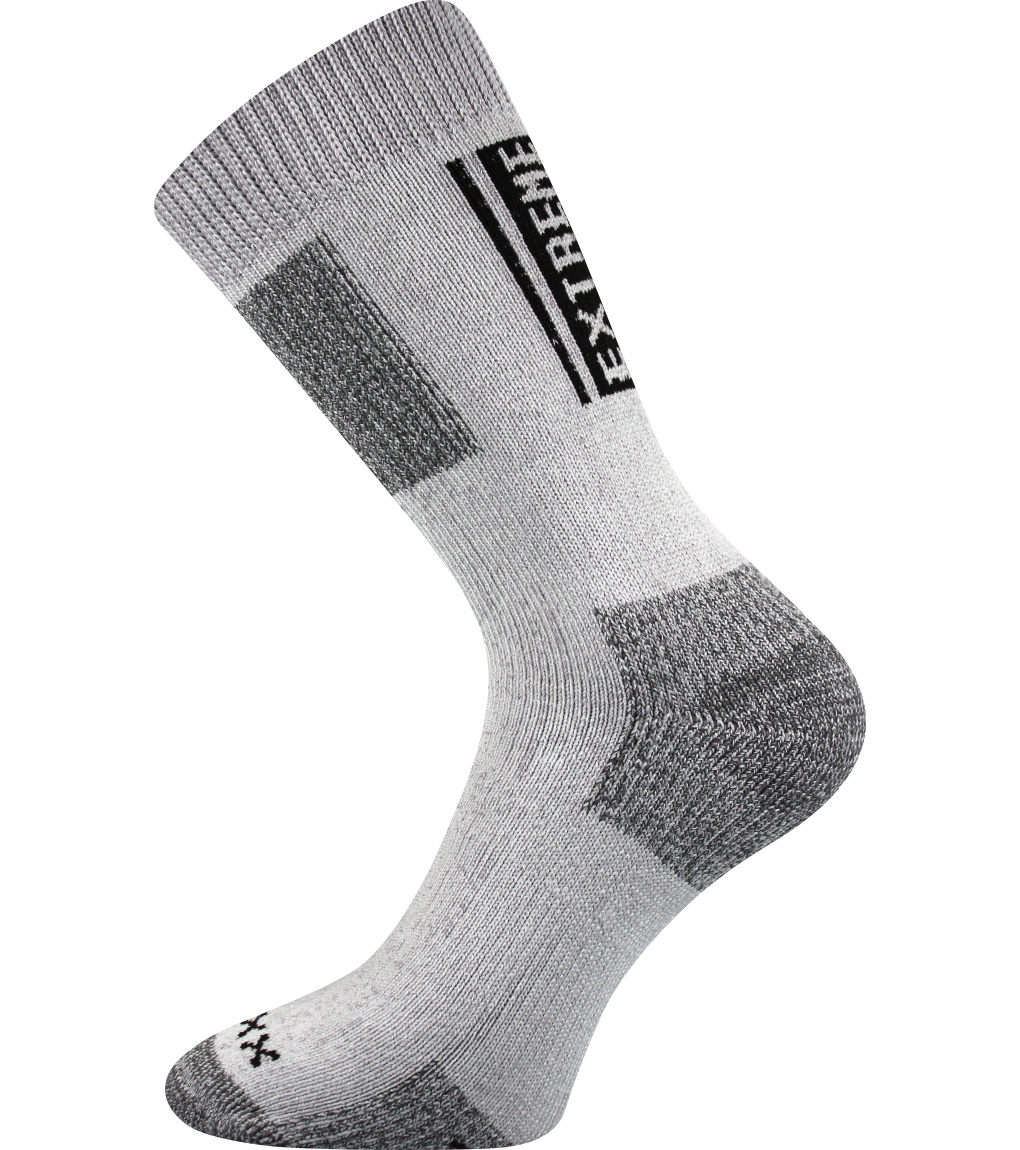 Voxx Extrém Pánské froté ponožky BM000000636200101329 New světle šedá 43-46 (29-31)