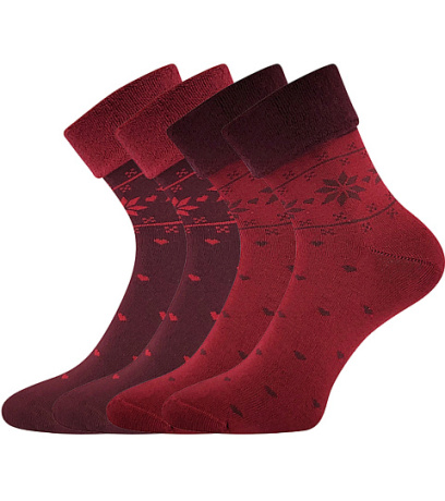 Lonka Frotana Dámské teplé ponožky - 2 páry BM000000861800102718 red wine 39-42 (26-28)