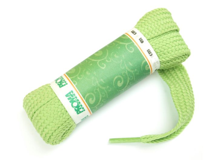Skate široké šněrovadla (tkaničky) 230p PROMA fashion zelená