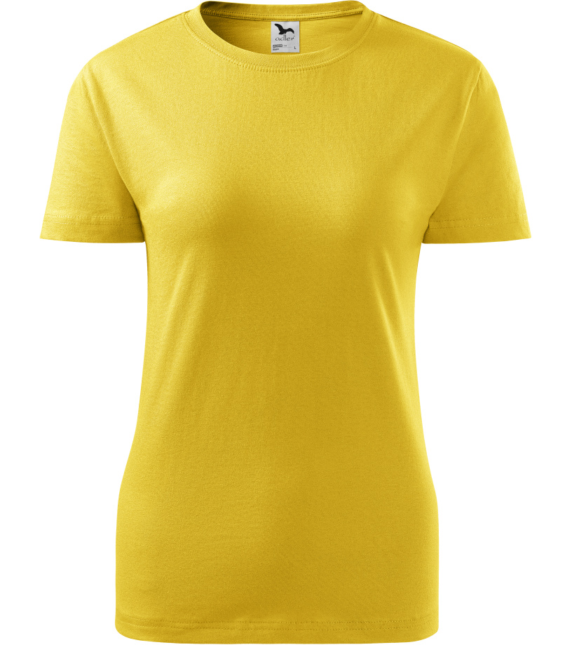 Dámské triko Basic 160 Malfini žlutá