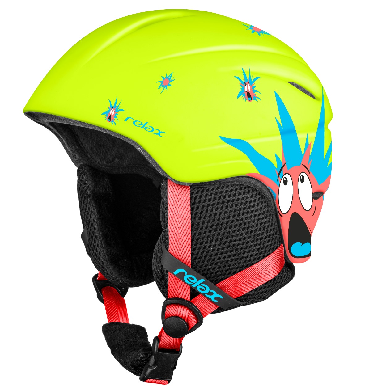 Dětská lyžařská helma TWISTER RELAX žlutá