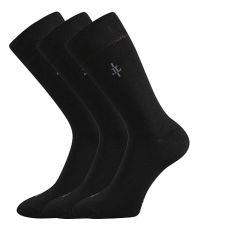 Pánské společenské ponožky - 3 páry Mopak Lonka černá