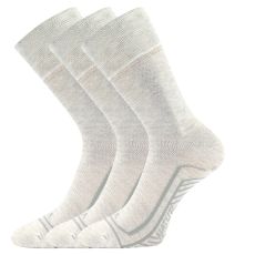 Unisex lněné ponožky - 3 páry Linemul VoXX® režná melé