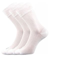 Unisex ponožky - 3 páry Deli Lonka bílá