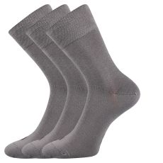Unisex ponožky - 3 páry Deli Lonka světle šedá