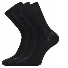 Unisex ponožky - 3 páry Deli Lonka černá