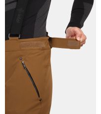 Pánské lyžařské kalhoty METHONE-M KILPI Hnědá