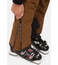 Pánské lyžařské kalhoty METHONE-M KILPI Hnědá