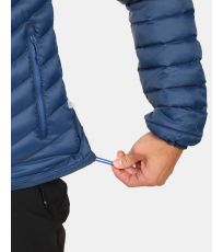 Pánská péřová bunda - větší velikosti PYRAMIDEN-M KILPI Tmavě modrá