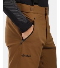 Pánské lyžařské kalhoty - větší velikosti METHONE-M KILPI Hnědá