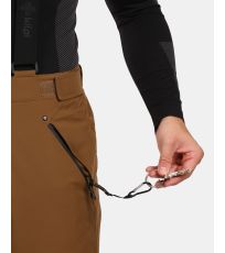 Pánské lyžařské kalhoty - větší velikosti METHONE-M KILPI Hnědá