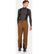 Pánské lyžařské kalhoty - větší velikosti MIMAS-M KILPI Hnědá