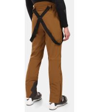 Pánské softshellové lyžařské kalhoty - větší velikosti RHEA-M KILPI Hnědá