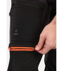Pánské outdoorové odepínací kalhoty HOSIO-M KILPI Černá