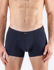 Pánské boxerky s kratší nohavičkou 73132P GINA lékořice brandy