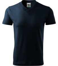 Unisex triko Heavy V-neck 160 Malfini námořní modrá