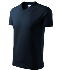 Unisex triko Heavy V-neck 160 Malfini námořní modrá