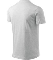 Unisex triko Heavy V-neck 160 Malfini světle šedý melír