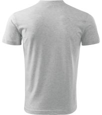 Unisex triko Heavy V-neck 160 Malfini světle šedý melír