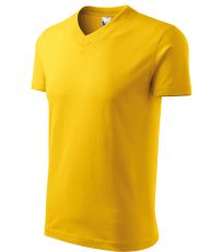 Unisex triko Heavy V-neck 160 Malfini žlutá