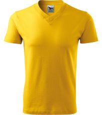 Unisex triko Heavy V-neck 160 Malfini žlutá