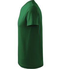Unisex triko Heavy V-neck 160 Malfini lahvově zelená
