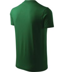 Unisex triko Heavy V-neck 160 Malfini lahvově zelená