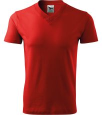 Unisex triko Heavy V-neck 160 Malfini červená