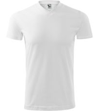 Unisex triko Heavy V-neck Malfini bílá