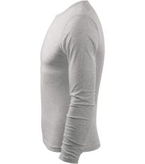 Pánské triko FIT-T Long Sleeve Malfini světle šedý melír