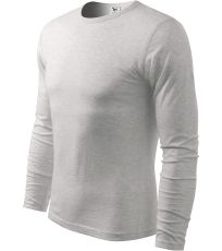 Pánské triko FIT-T Long Sleeve Malfini světle šedý melír
