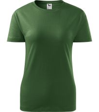 Dámské triko Basic 160 Malfini lahvově zelená