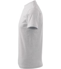 Dětské triko Basic Malfini světle šedý melír