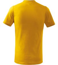 Dětské triko Basic Malfini žlutá