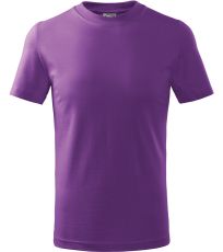 Dětské triko Basic Malfini fialová