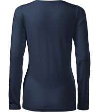 Dámské triko Slim Malfini námořní modrá