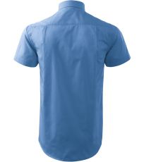 Pánská košile Shirt short sleeve Malfini nebesky modrá