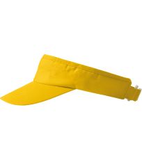 Čepice Sunvisor Malfini žlutá