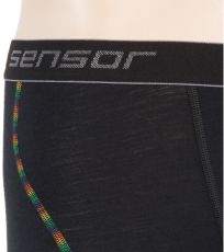 Pánské funkční trenky MERINO AIR Sensor černá
