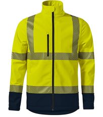 Unisex softshellová reflexní bunda HV Drop RIMECK reflexní žlutá