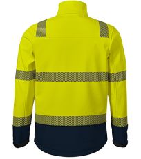 Unisex softshellová reflexní bunda HV Drop RIMECK reflexní žlutá