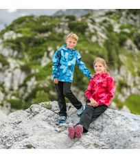 Dětská membránová softshellová bunda EZORO ALPINE PRO Blue jewel