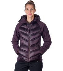 Dámská hybridní zateplená bunda RITA NORTHFINDER dark plum