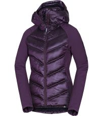 Dámská hybridní zateplená bunda RITA NORTHFINDER dark plum