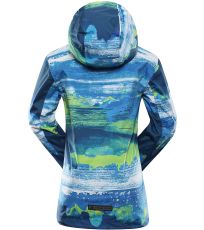 Dětská softhellová bunda ZEREDO ALPINE PRO bílá