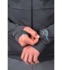 Pánská funkční mikina ETHAN HOODY HANNAH anthracite mel
