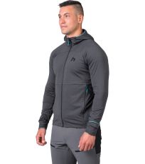 Pánská funkční mikina ETHAN HOODY HANNAH anthracite mel